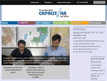 Tablet Screenshot of capacitardelnoa.org.ar